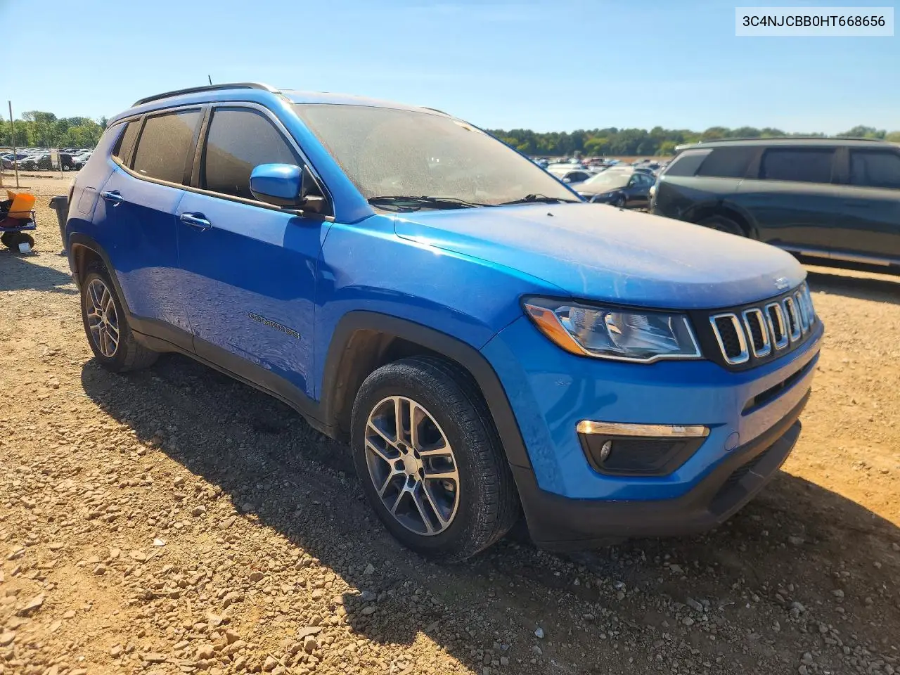 2017 JEEP COMPASS VIN 3C4NJCBB0HT668656 — фото 4