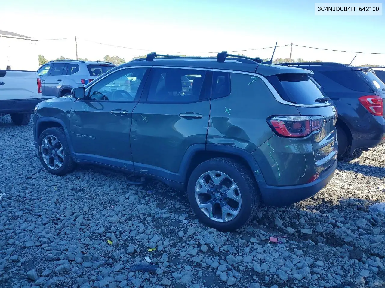 2017 JEEP COMPASS VIN 3C4NJDCB4HT642100 — фото 2