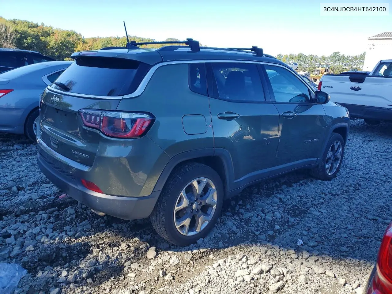 2017 JEEP COMPASS VIN 3C4NJDCB4HT642100 — фото 3