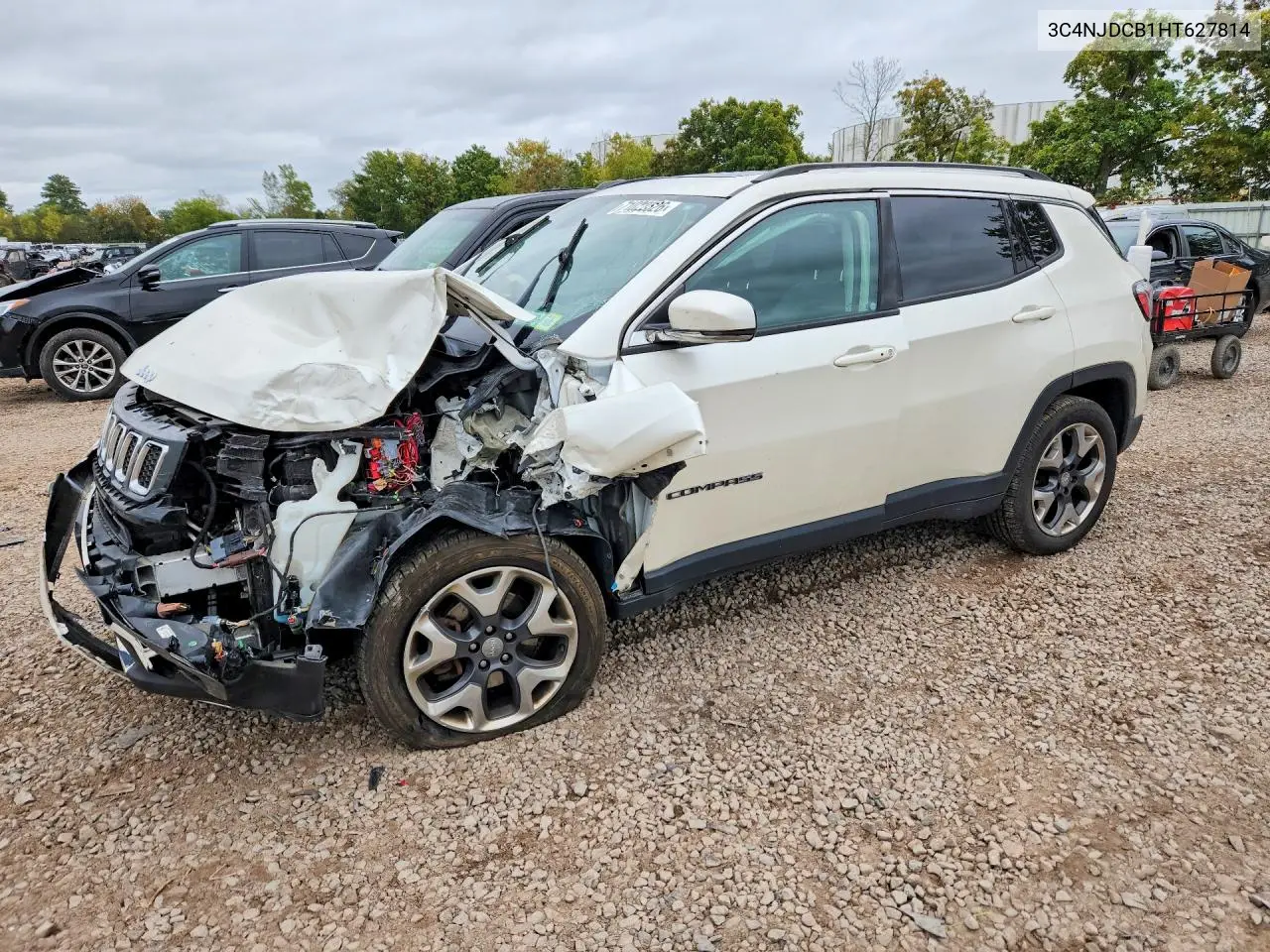 JEEP COMPASS 2017, VIN 3C4NJDCB1HT627814
