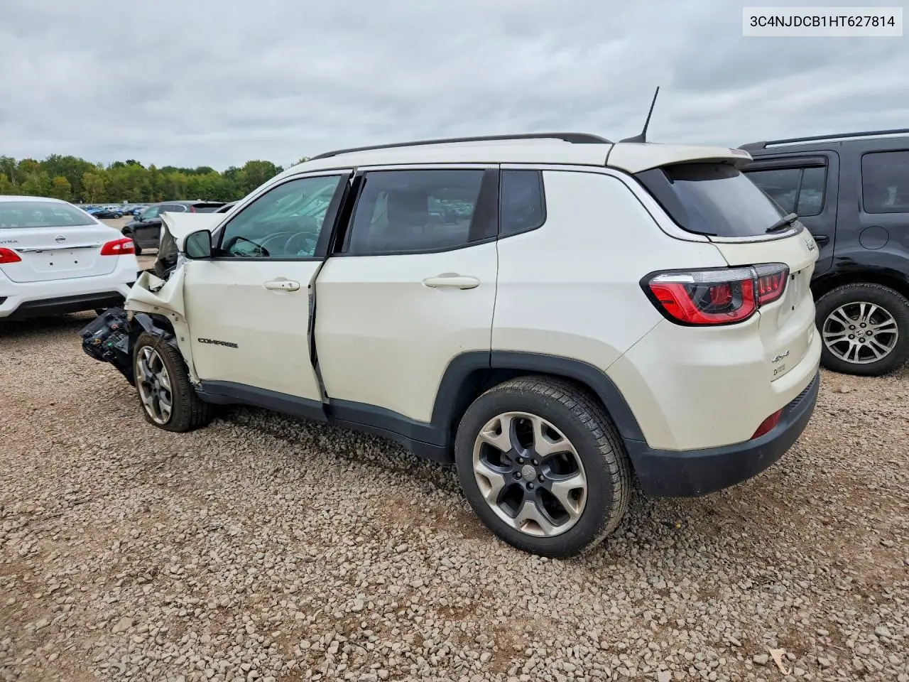 2017 JEEP COMPASS VIN 3C4NJDCB1HT627814 — фото 2