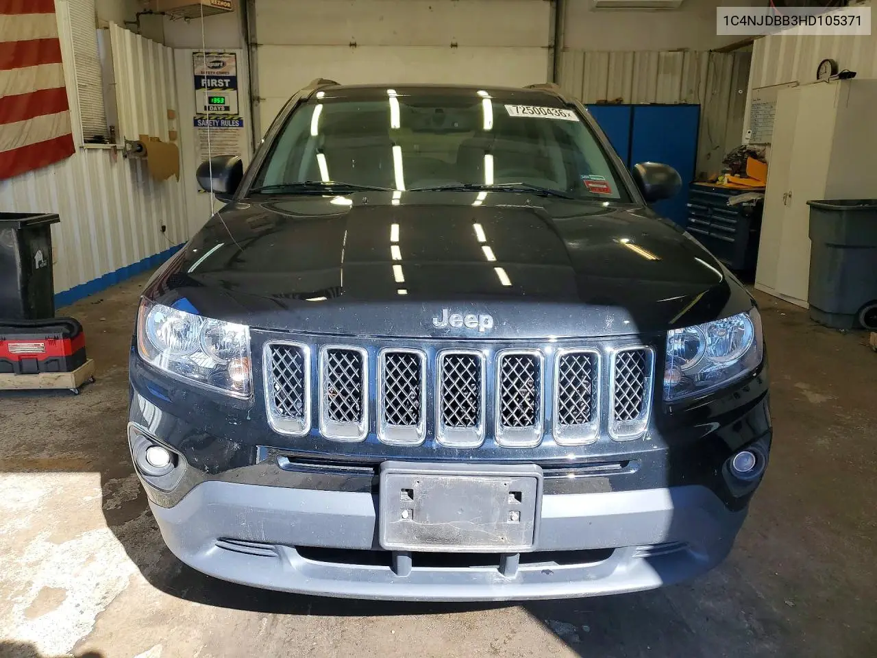 2017 JEEP COMPASS VIN 1C4NJDBB3HD105371 — фото 5