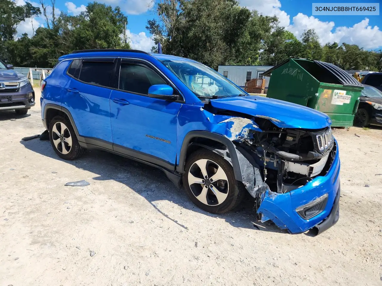 2017 JEEP COMPASS VIN 3C4NJCBB8HT669425 — фото 4