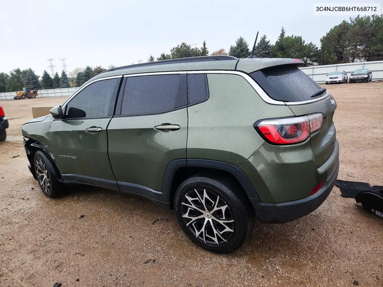 2017 JEEP COMPASS VIN 3C4NJCBB6HT668712 — фото 2