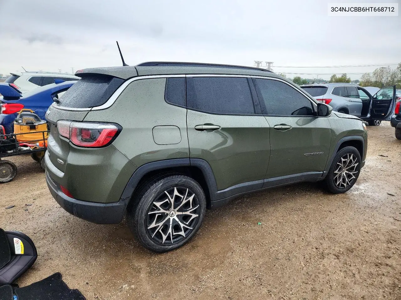 2017 JEEP COMPASS VIN 3C4NJCBB6HT668712 — фото 3