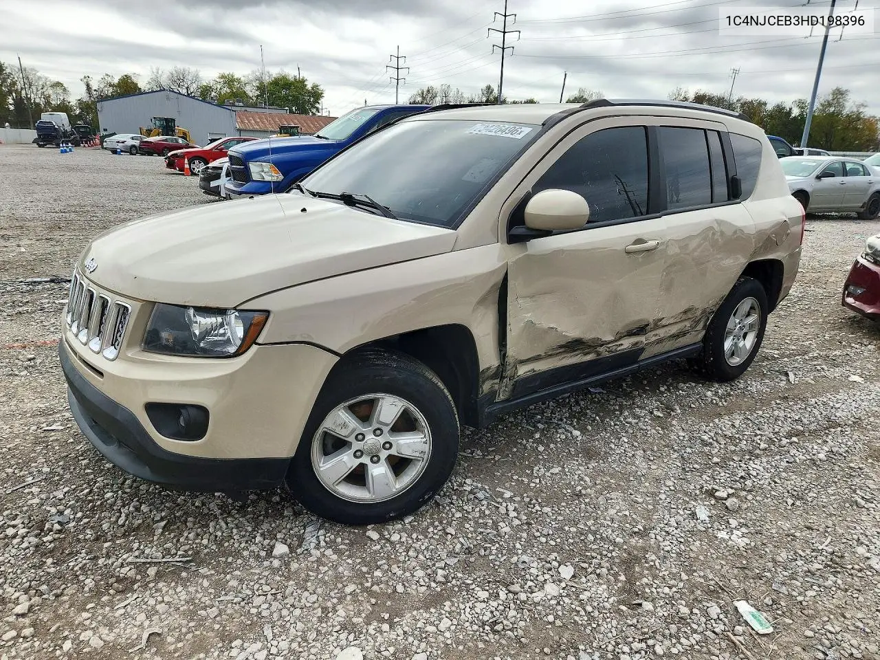 JEEP COMPASS 2017, VIN 1C4NJCEB3HD198396