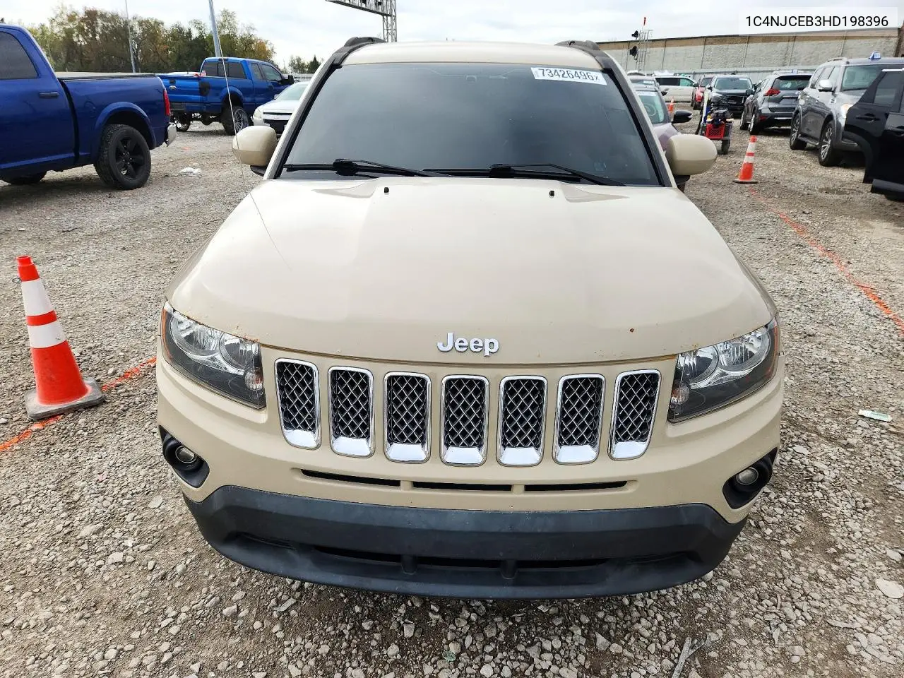 2017 JEEP COMPASS VIN 1C4NJCEB3HD198396 — фото 5