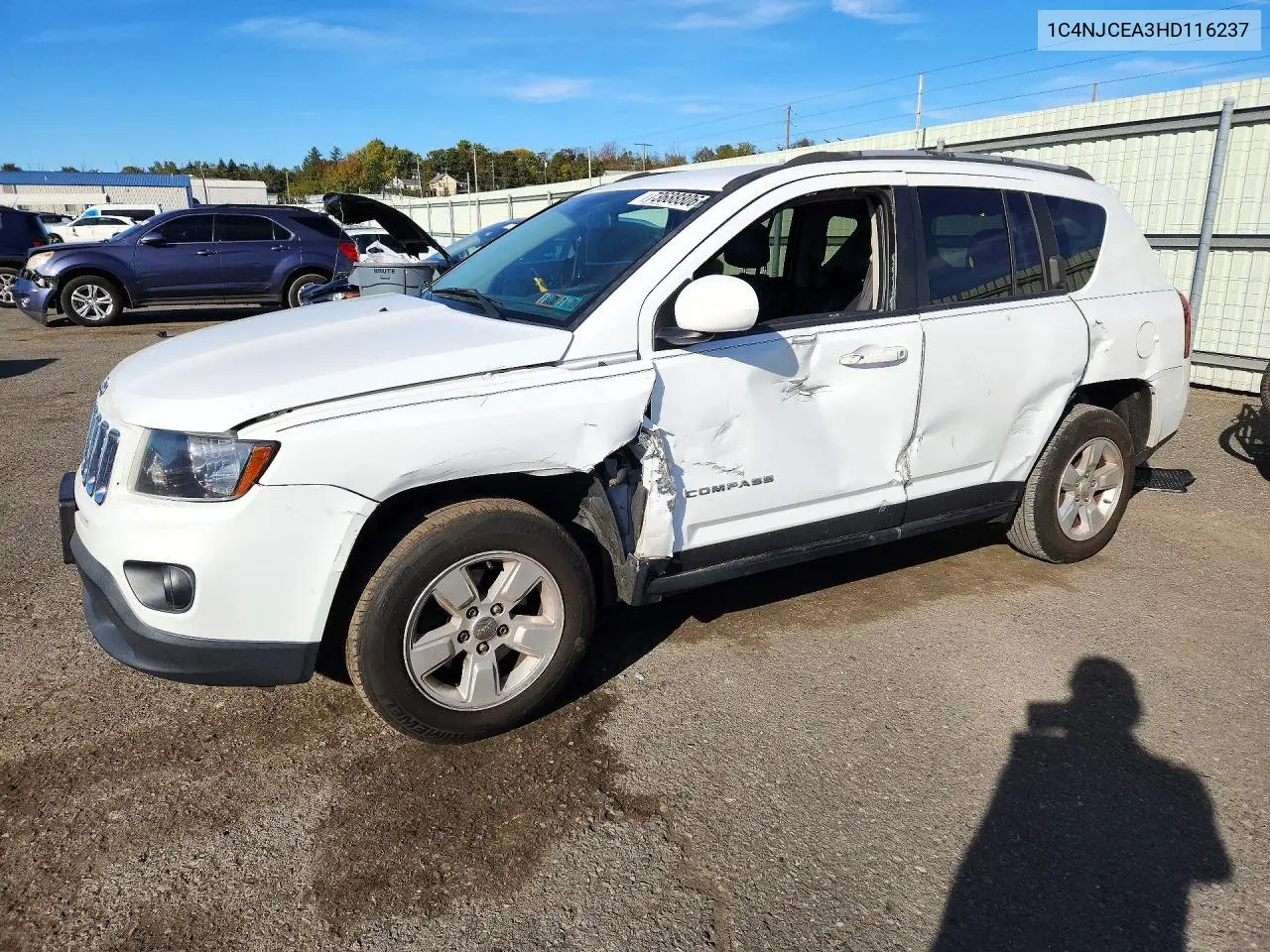 JEEP COMPASS 2017, VIN 1C4NJCEA3HD116237