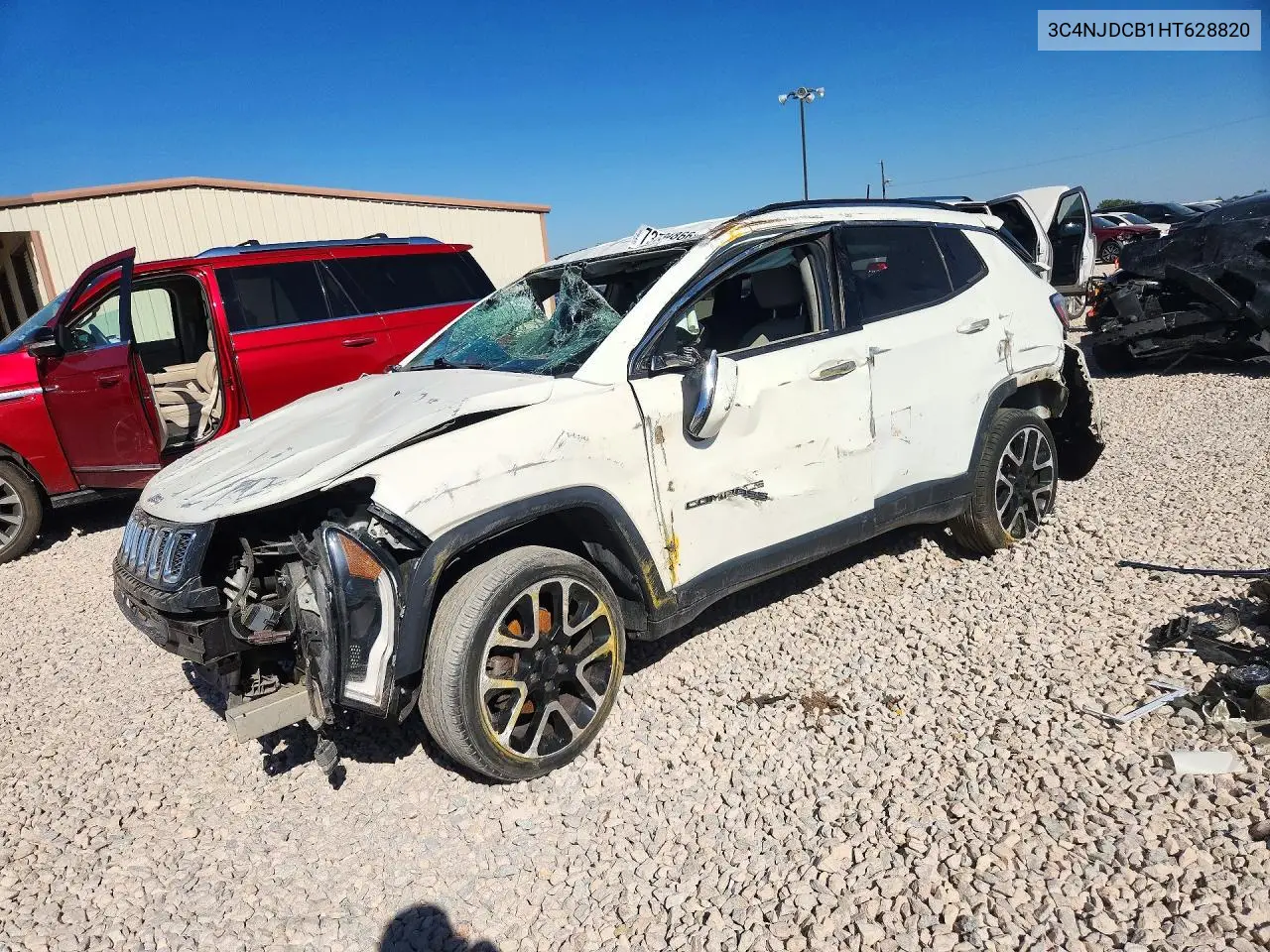 JEEP COMPASS 2017, VIN 3C4NJDCB1HT628820