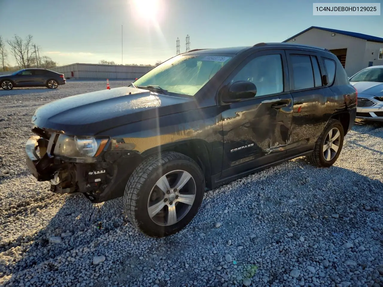 JEEP COMPASS 2017, VIN 1C4NJDEB0HD129025