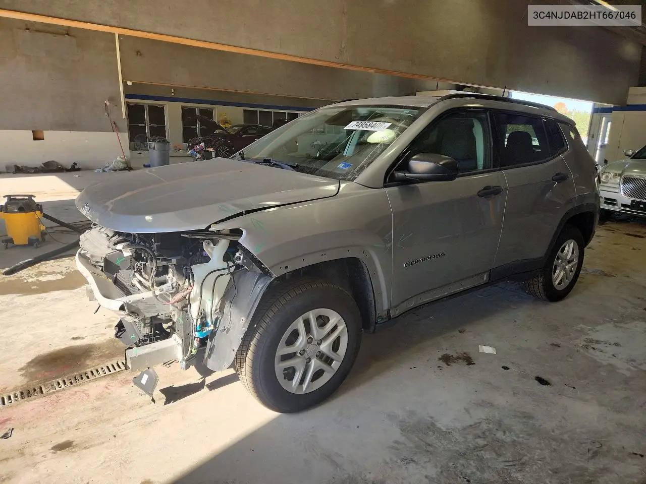 JEEP COMPASS 2017, VIN 3C4NJDAB2HT667046
