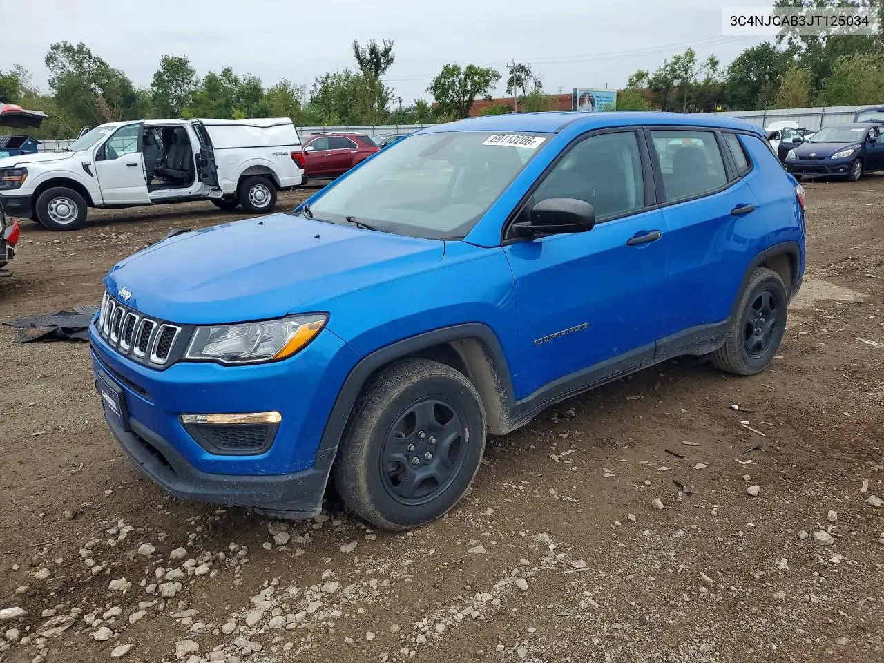JEEP COMPASS 2018, VIN 3C4NJCAB3JT125034