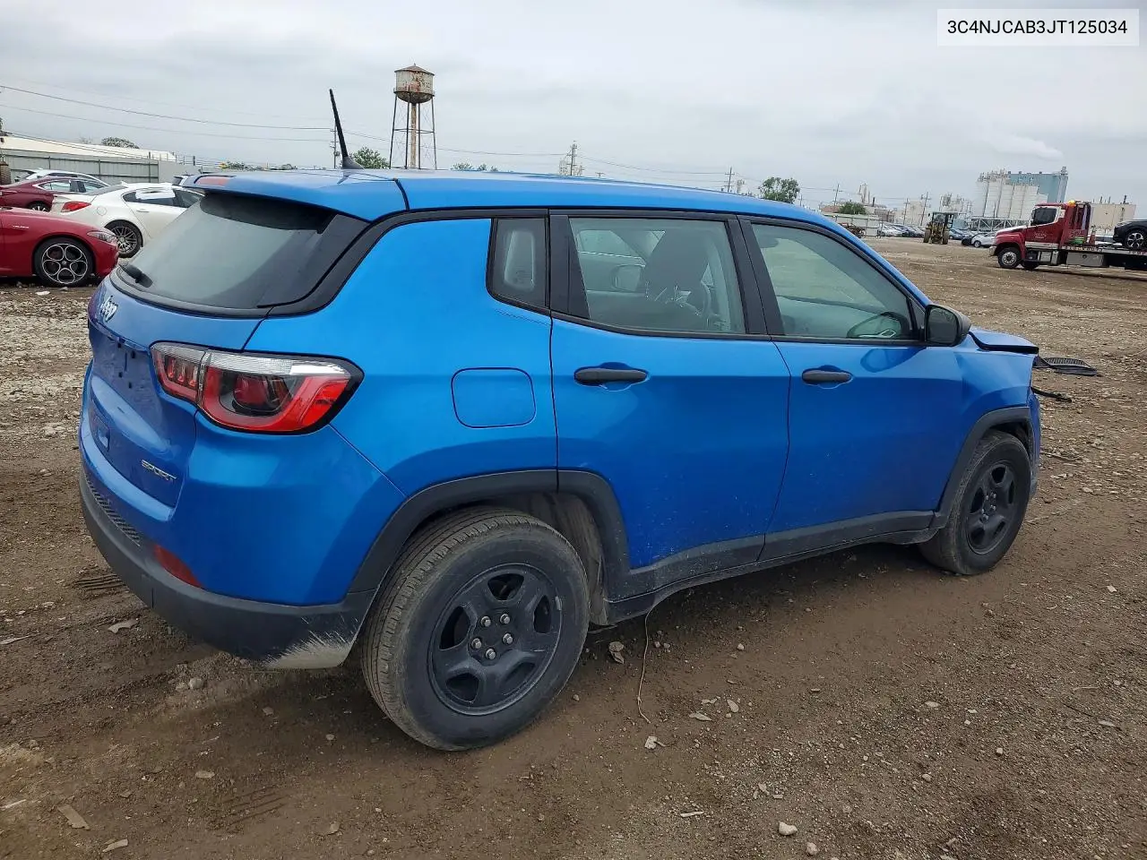2018 JEEP COMPASS VIN 3C4NJCAB3JT125034 — фото 3