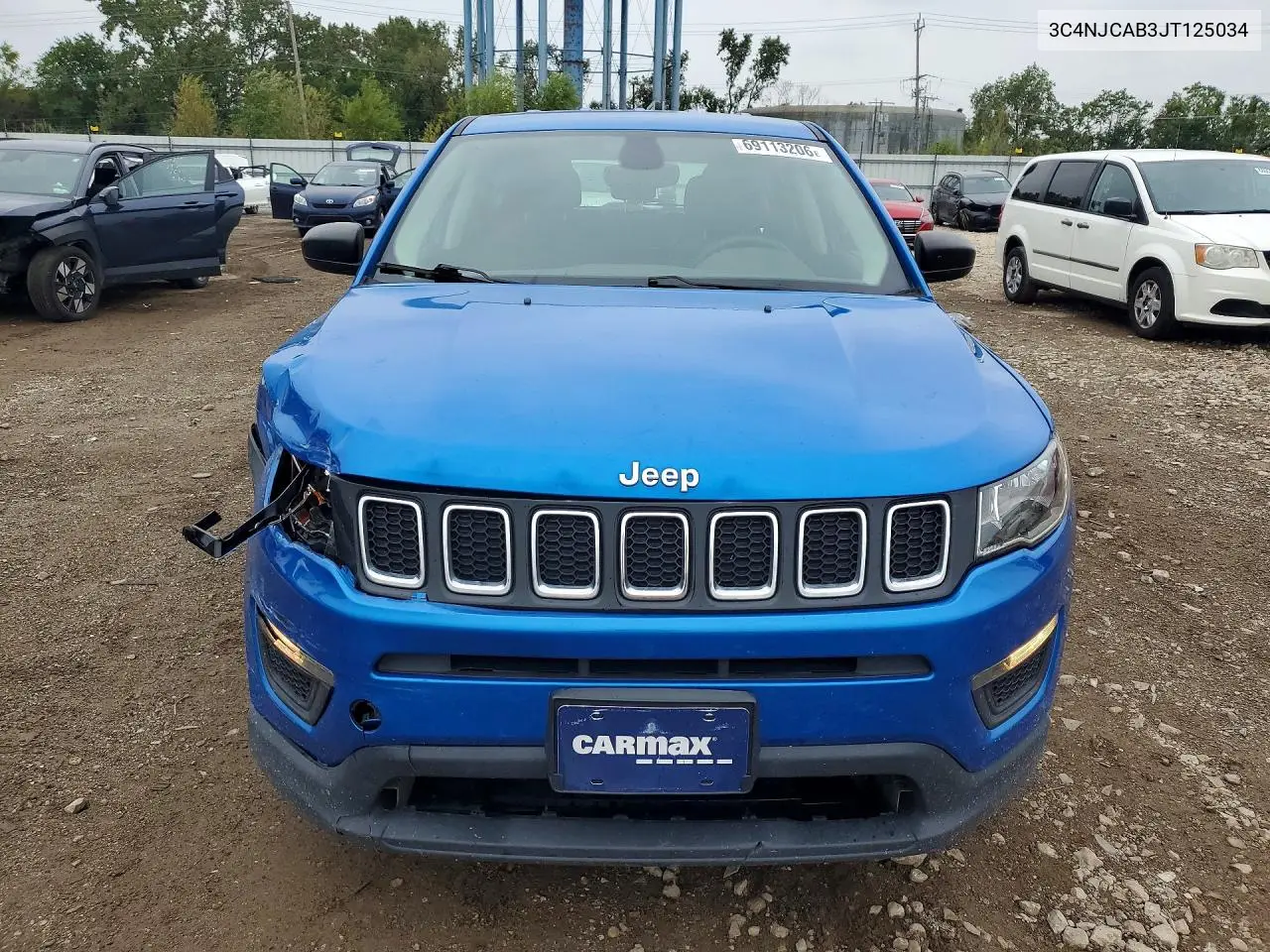 2018 JEEP COMPASS VIN 3C4NJCAB3JT125034 — фото 5
