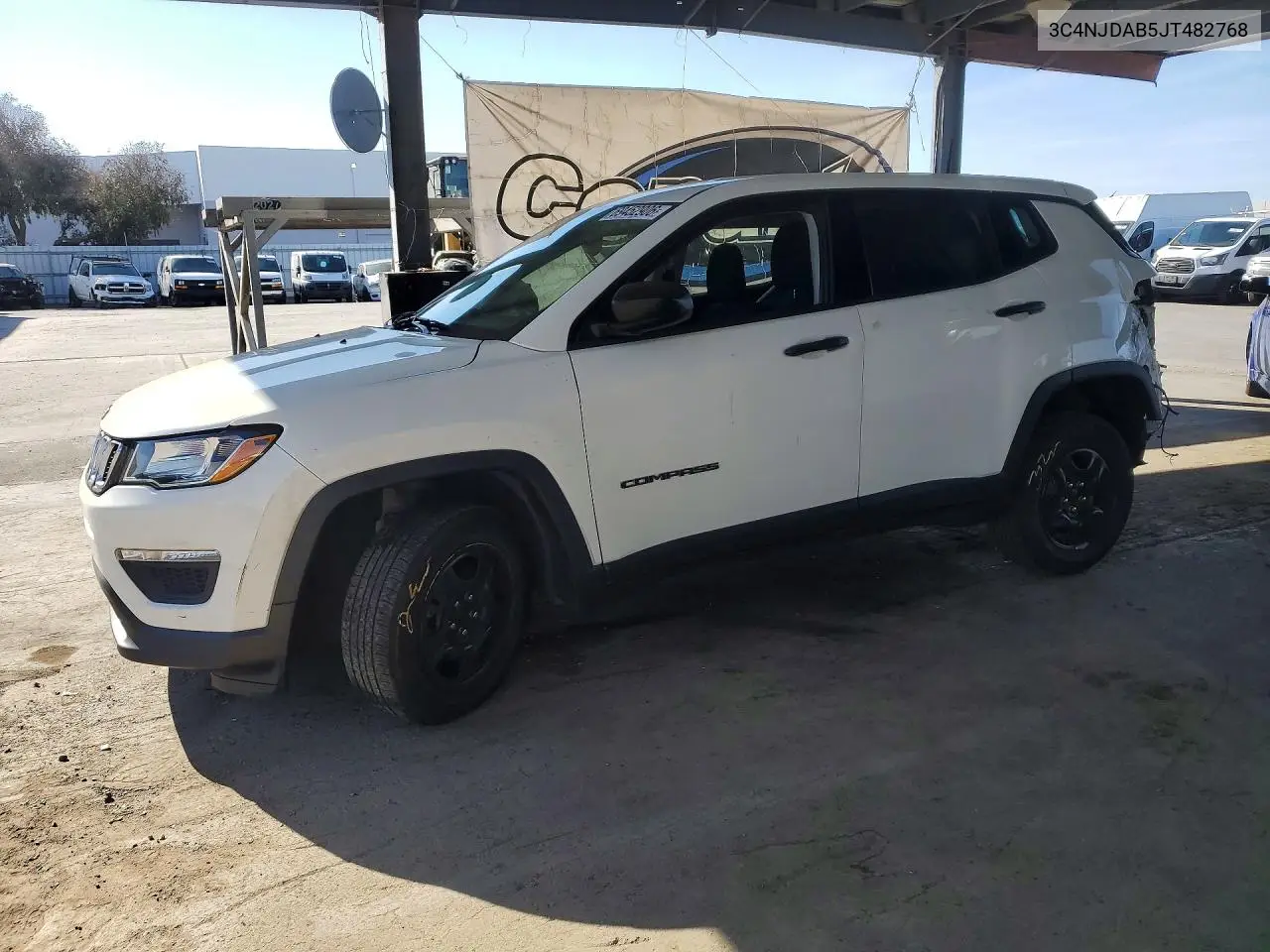 JEEP COMPASS 2018, VIN 3C4NJDAB5JT482768