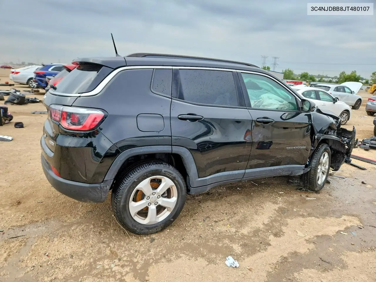 2018 JEEP COMPASS VIN 3C4NJDBB8JT480107 — фото 3