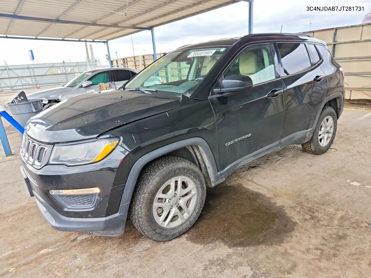 JEEP COMPASS 2018, VIN 3C4NJDAB7JT281731