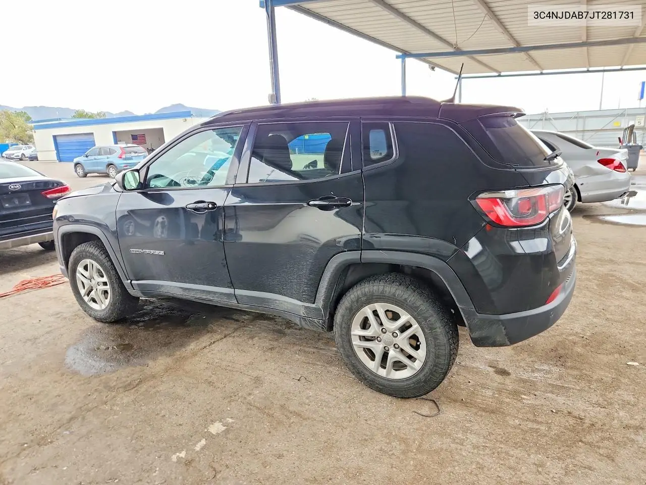 2018 JEEP COMPASS VIN 3C4NJDAB7JT281731 — фото 2