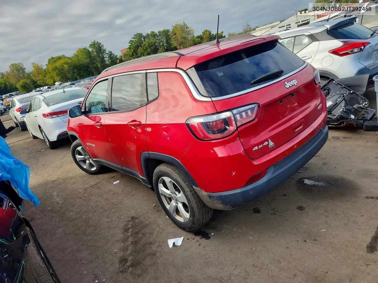 2018 JEEP COMPASS VIN 3C4NJDBB2JT392458 — фото 2