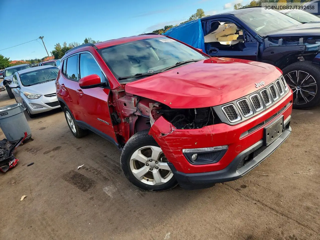 2018 JEEP COMPASS VIN 3C4NJDBB2JT392458 — фото 4