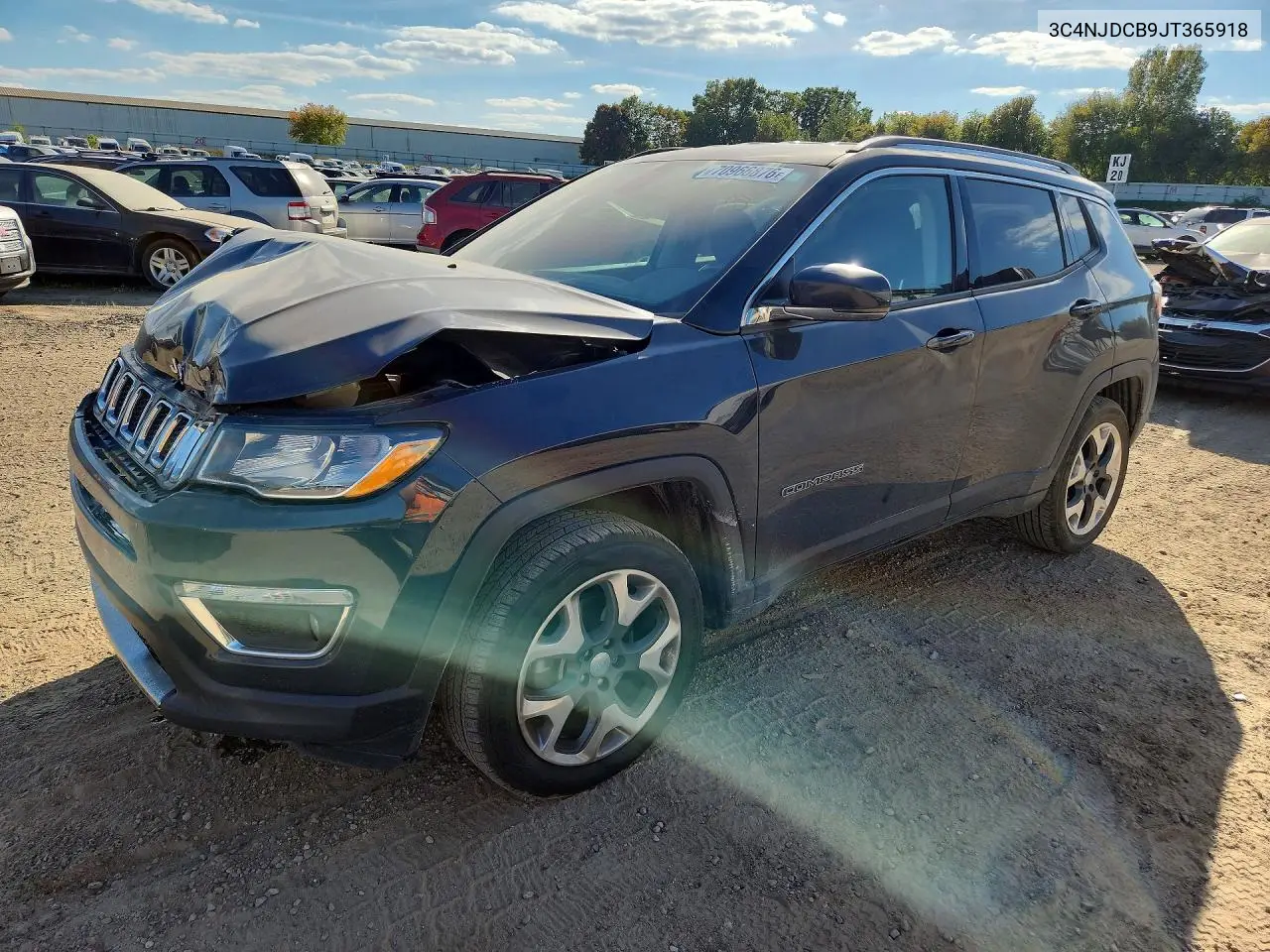 JEEP COMPASS 2018, VIN 3C4NJDCB9JT365918