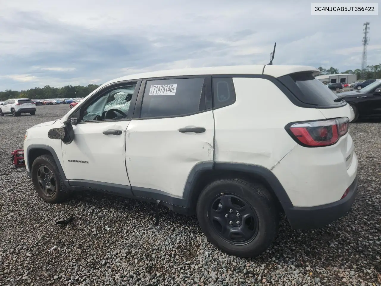 2018 JEEP COMPASS VIN 3C4NJCAB5JT356422 — фото 2