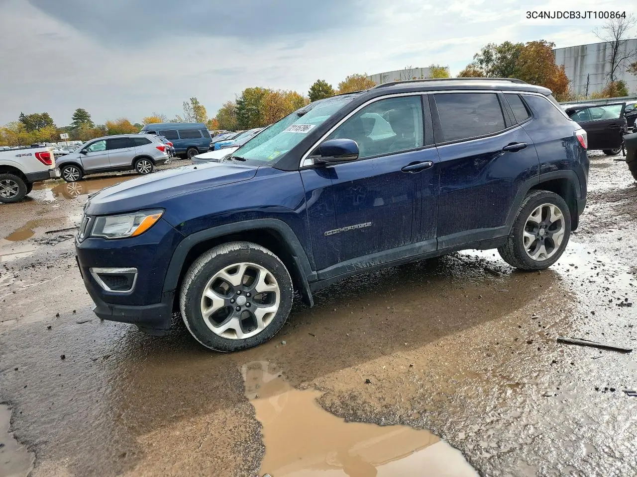 JEEP COMPASS 2018, VIN 3C4NJDCB3JT100864