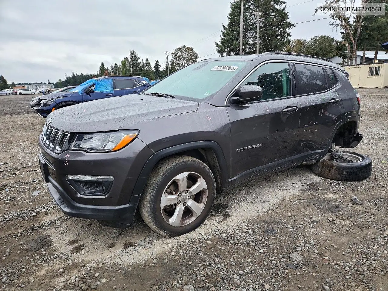 JEEP COMPASS 2018, VIN 3C4NJDBB7JT270548