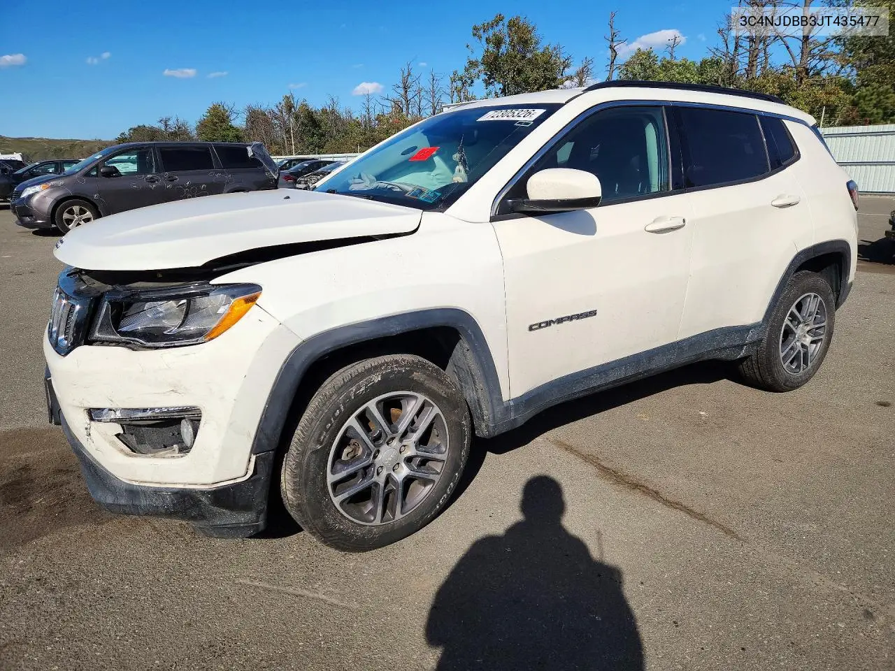 JEEP COMPASS 2018, VIN 3C4NJDBB3JT435477