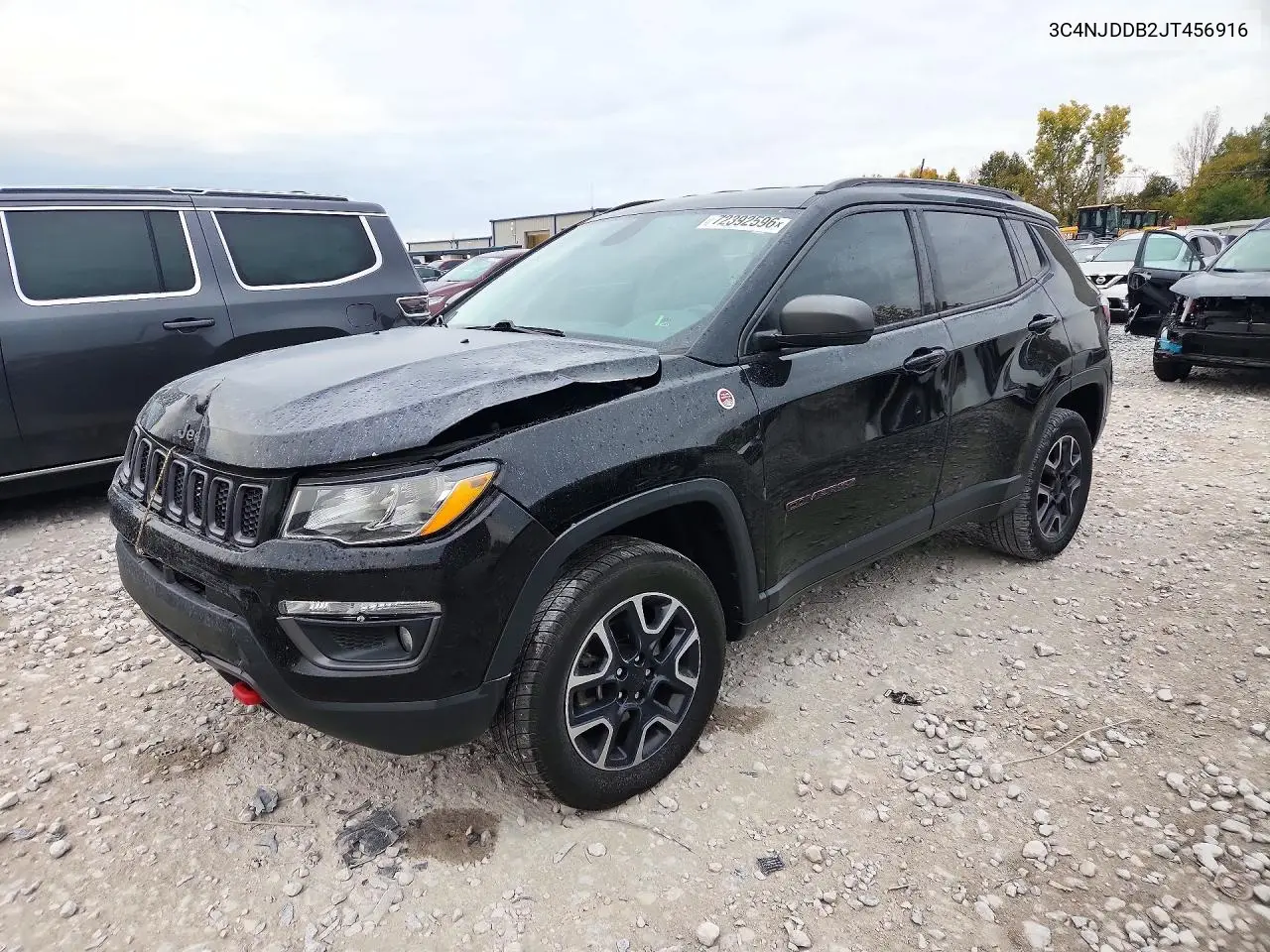 JEEP COMPASS 2018, VIN 3C4NJDDB2JT456916