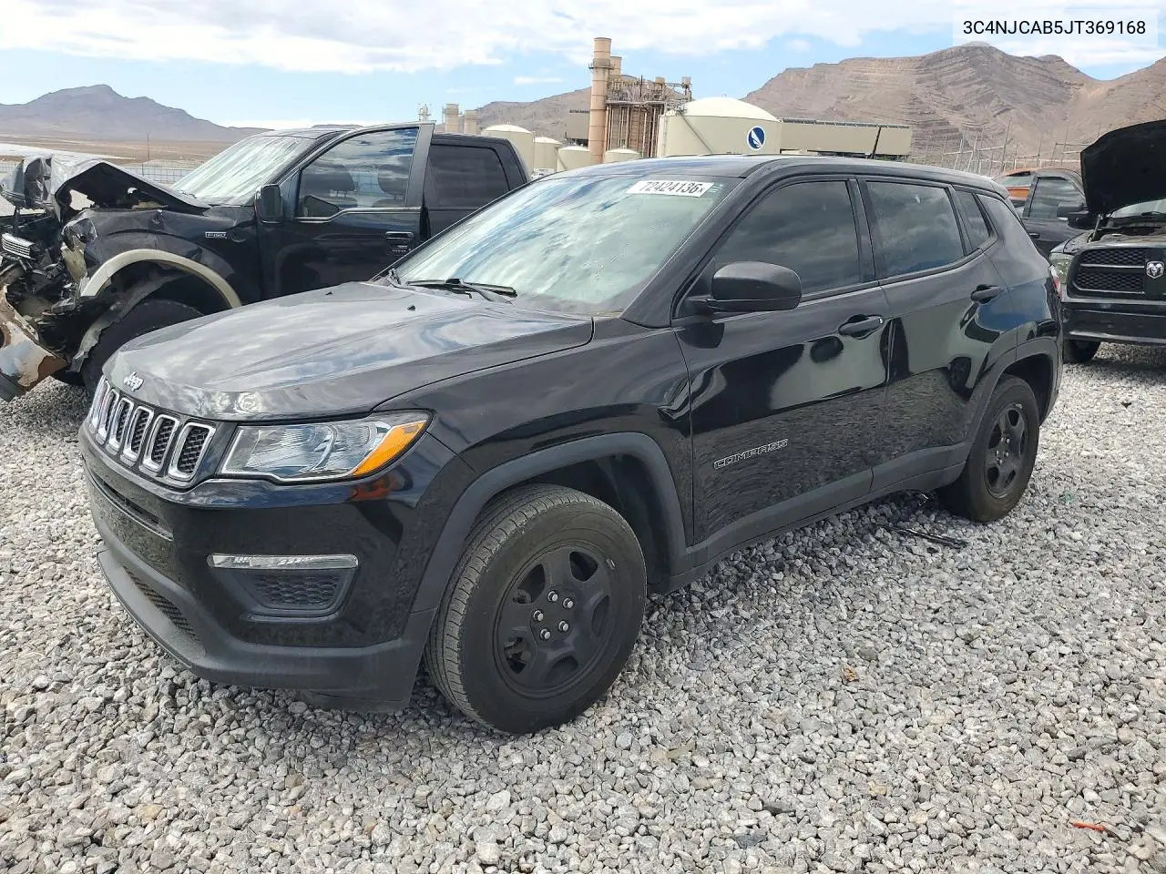 2018 JEEP COMPASS VIN 3C4NJCAB5JT369168 — фото 2