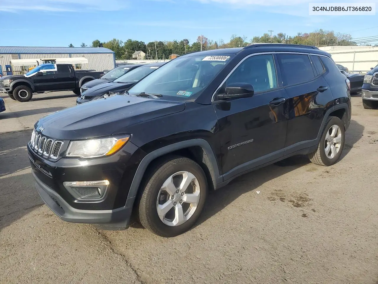 JEEP COMPASS 2018, VIN 3C4NJDBB6JT366820
