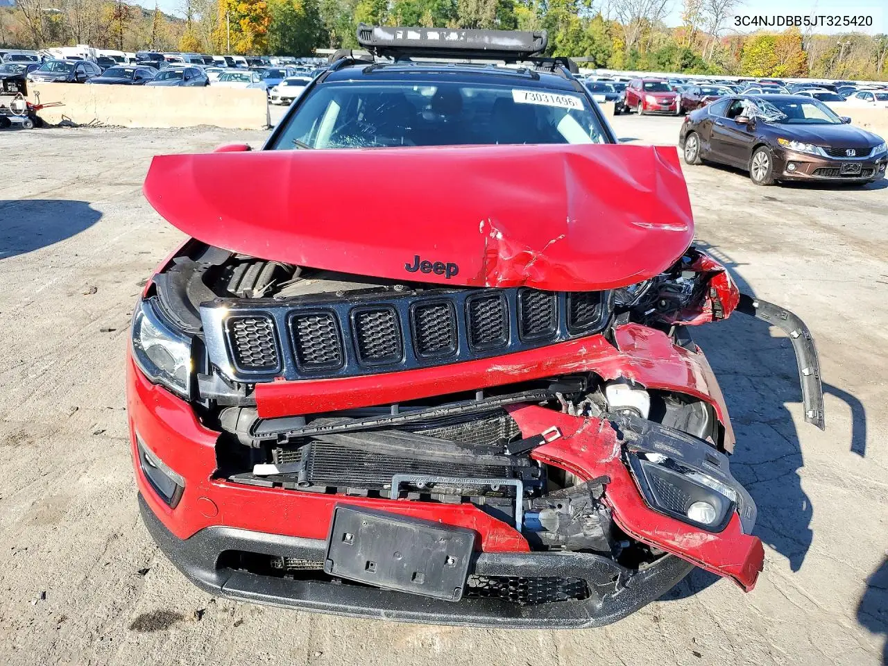 2018 JEEP COMPASS VIN 3C4NJDBB5JT325420 — фото 5