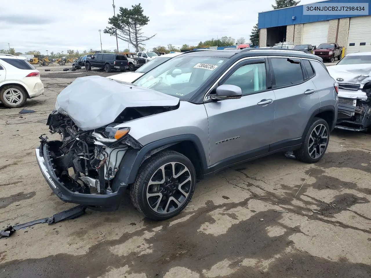 JEEP COMPASS 2018, VIN 3C4NJDCB2JT298434