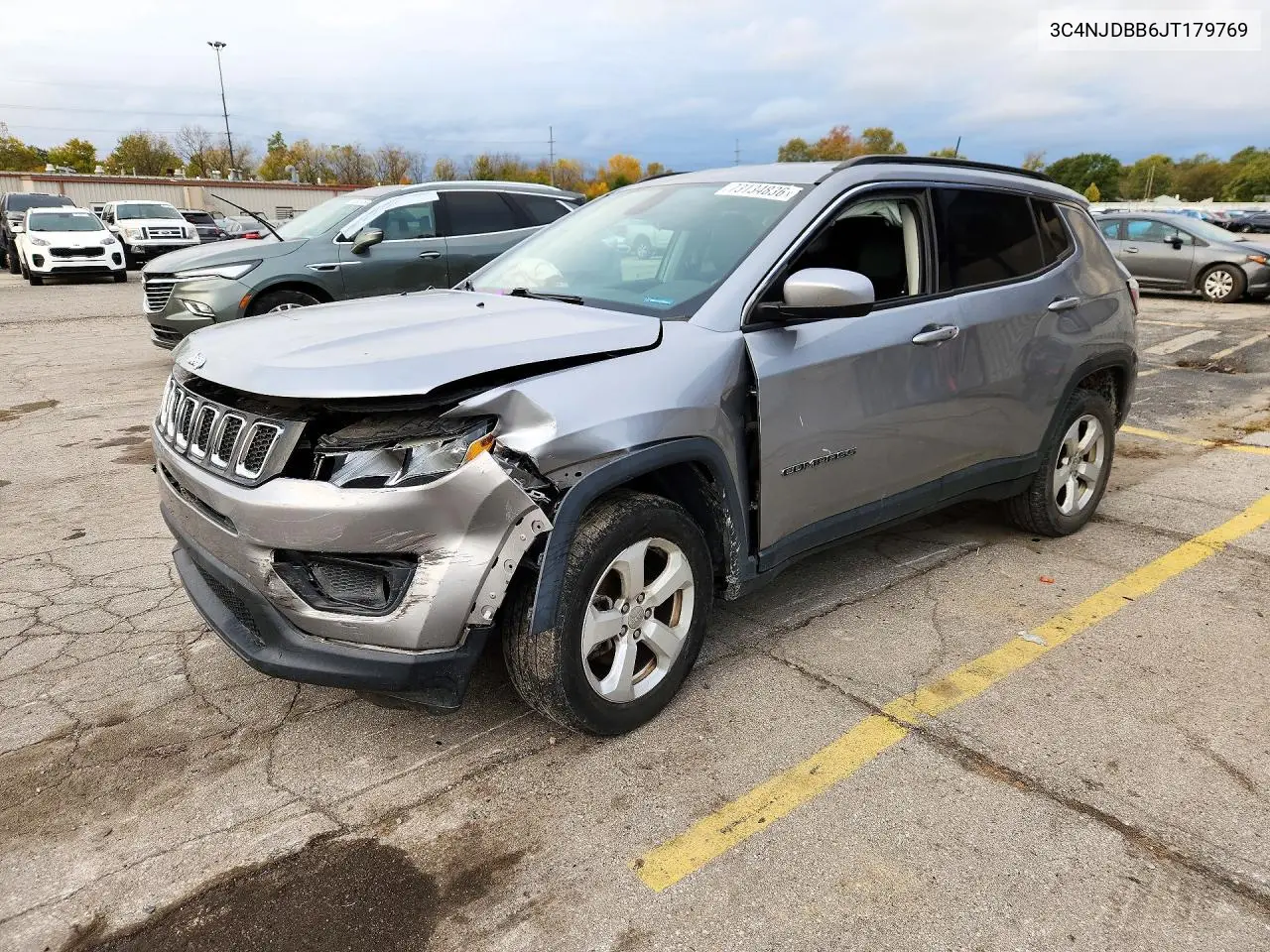 JEEP COMPASS 2018, VIN 3C4NJDBB6JT179769