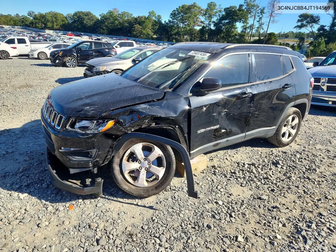 JEEP COMPASS 2018, VIN 3C4NJCBB4JT194569