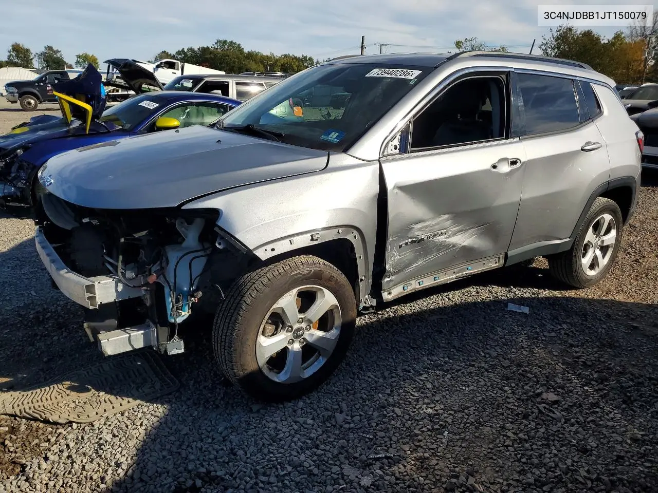 JEEP COMPASS 2018, VIN 3C4NJDBB1JT150079