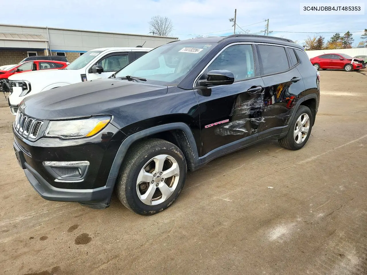 JEEP COMPASS 2018, VIN 3C4NJDBB4JT485353