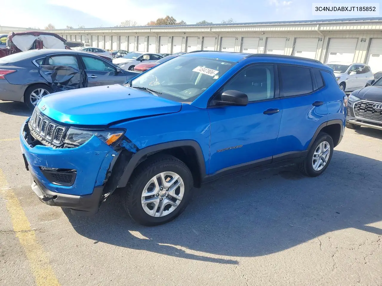 JEEP COMPASS 2018, VIN 3C4NJDABXJT185852