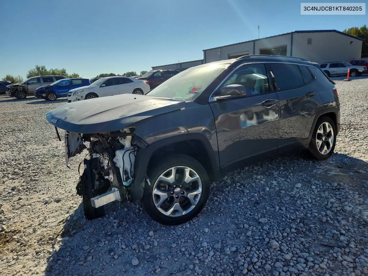 JEEP COMPASS 2019, VIN 3C4NJDCB1KT840205