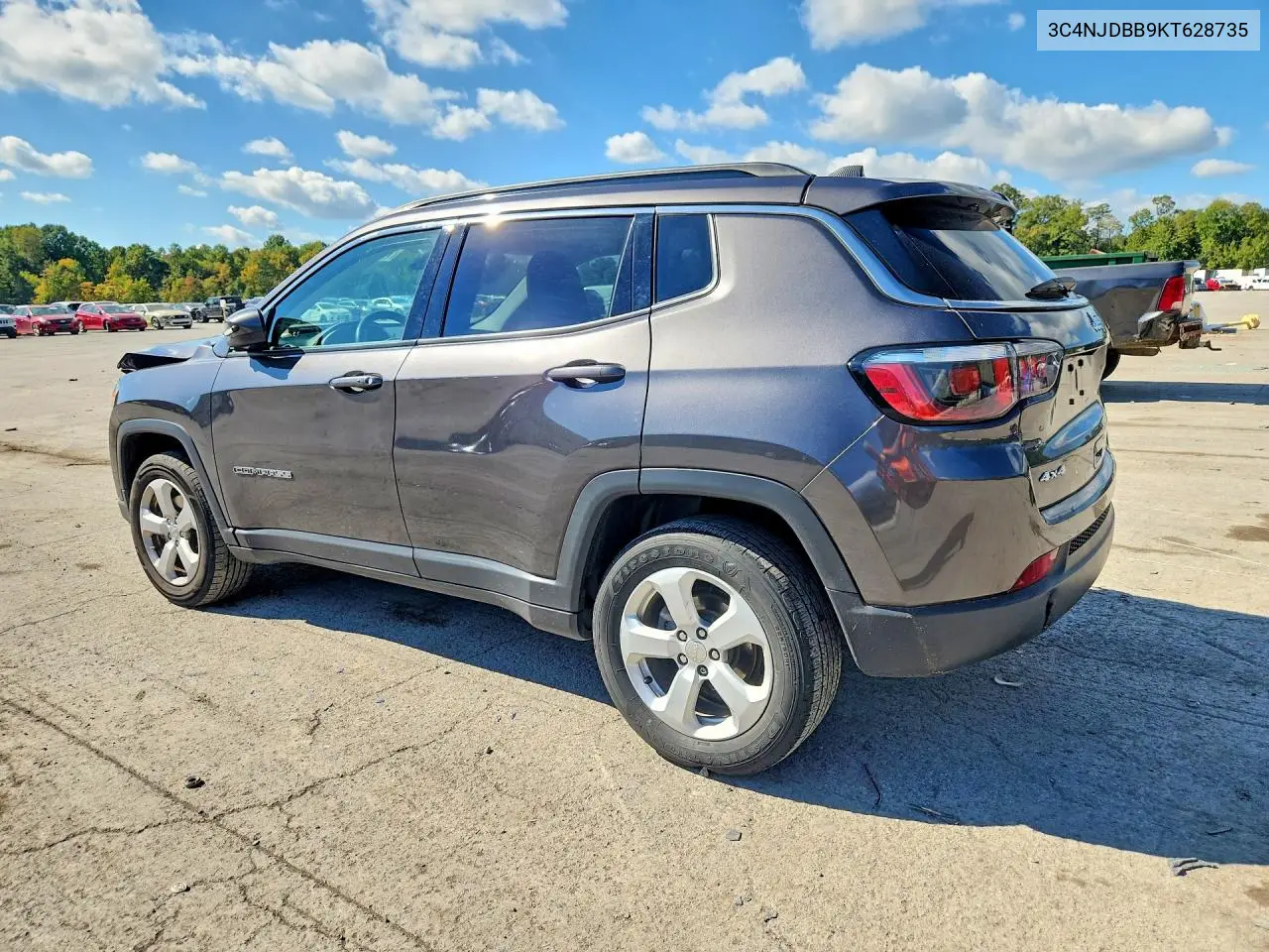 2019 JEEP COMPASS VIN 3C4NJDBB9KT628735 — фото 2