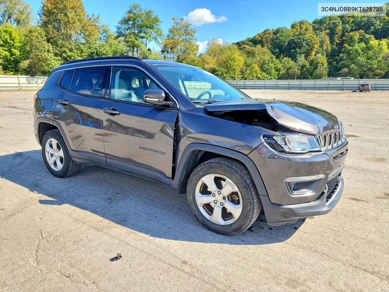2019 JEEP COMPASS VIN 3C4NJDBB9KT628735 — фото 4