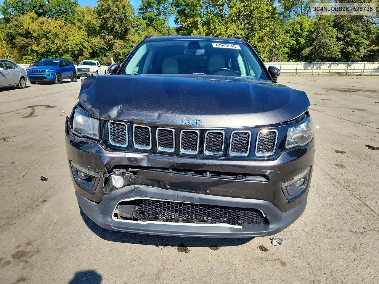2019 JEEP COMPASS VIN 3C4NJDBB9KT628735 — фото 5