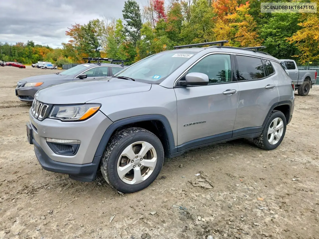 JEEP COMPASS 2019, VIN 3C4NJDBB1KT847110
