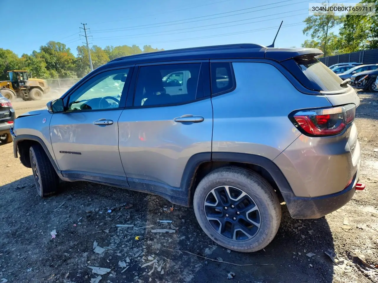 2019 JEEP COMPASS VIN 3C4NJDDB0KT659711 — фото 2