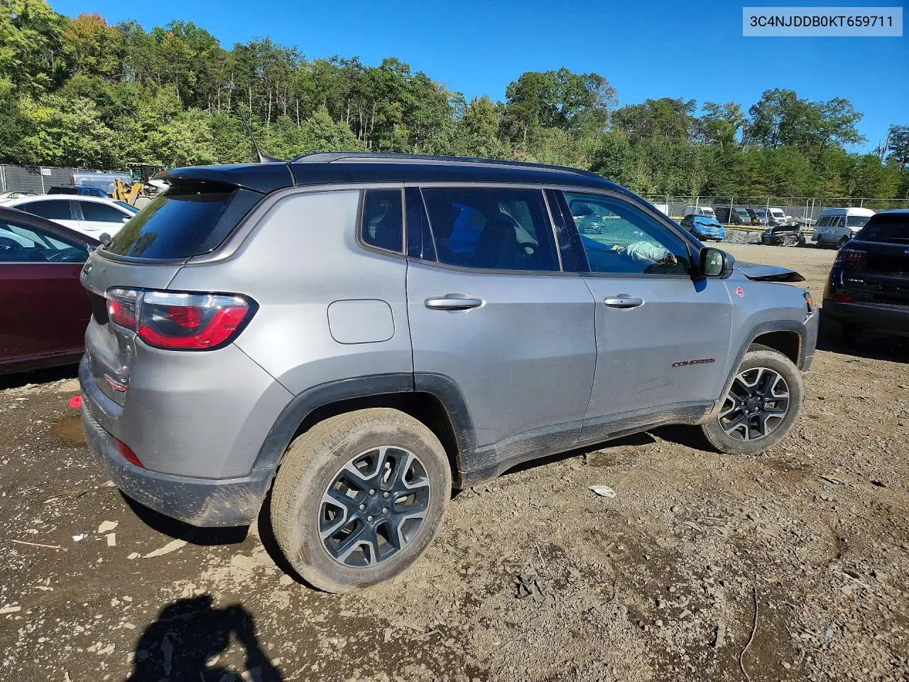 2019 JEEP COMPASS VIN 3C4NJDDB0KT659711 — фото 3