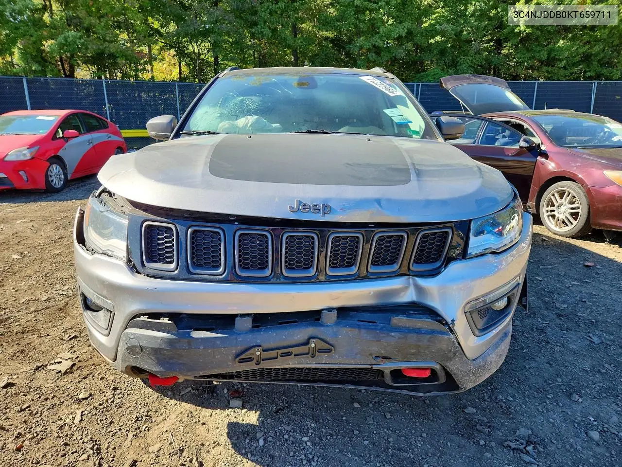 2019 JEEP COMPASS VIN 3C4NJDDB0KT659711 — фото 5