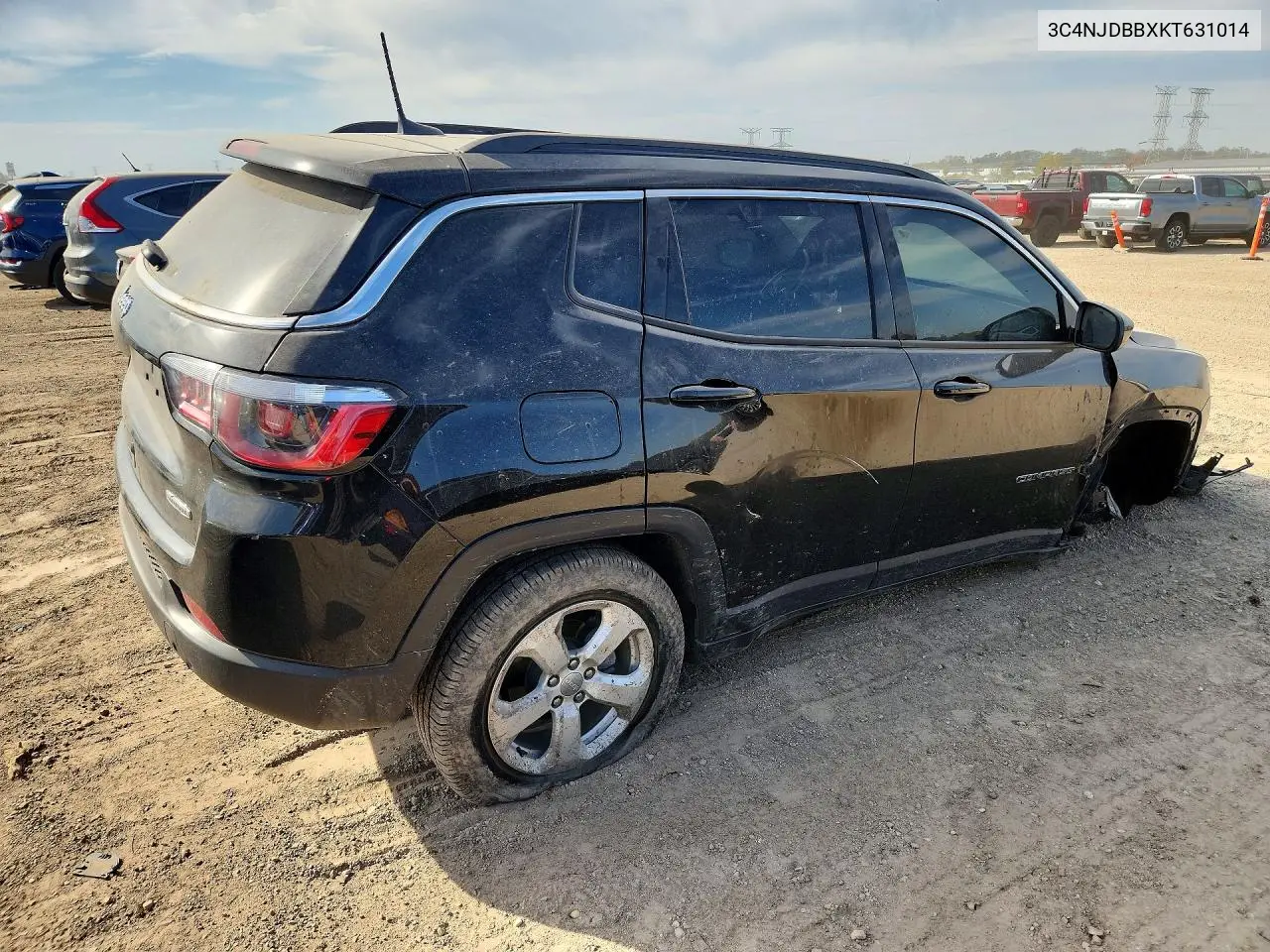 2019 JEEP COMPASS VIN 3C4NJDBBXKT631014 — фото 3