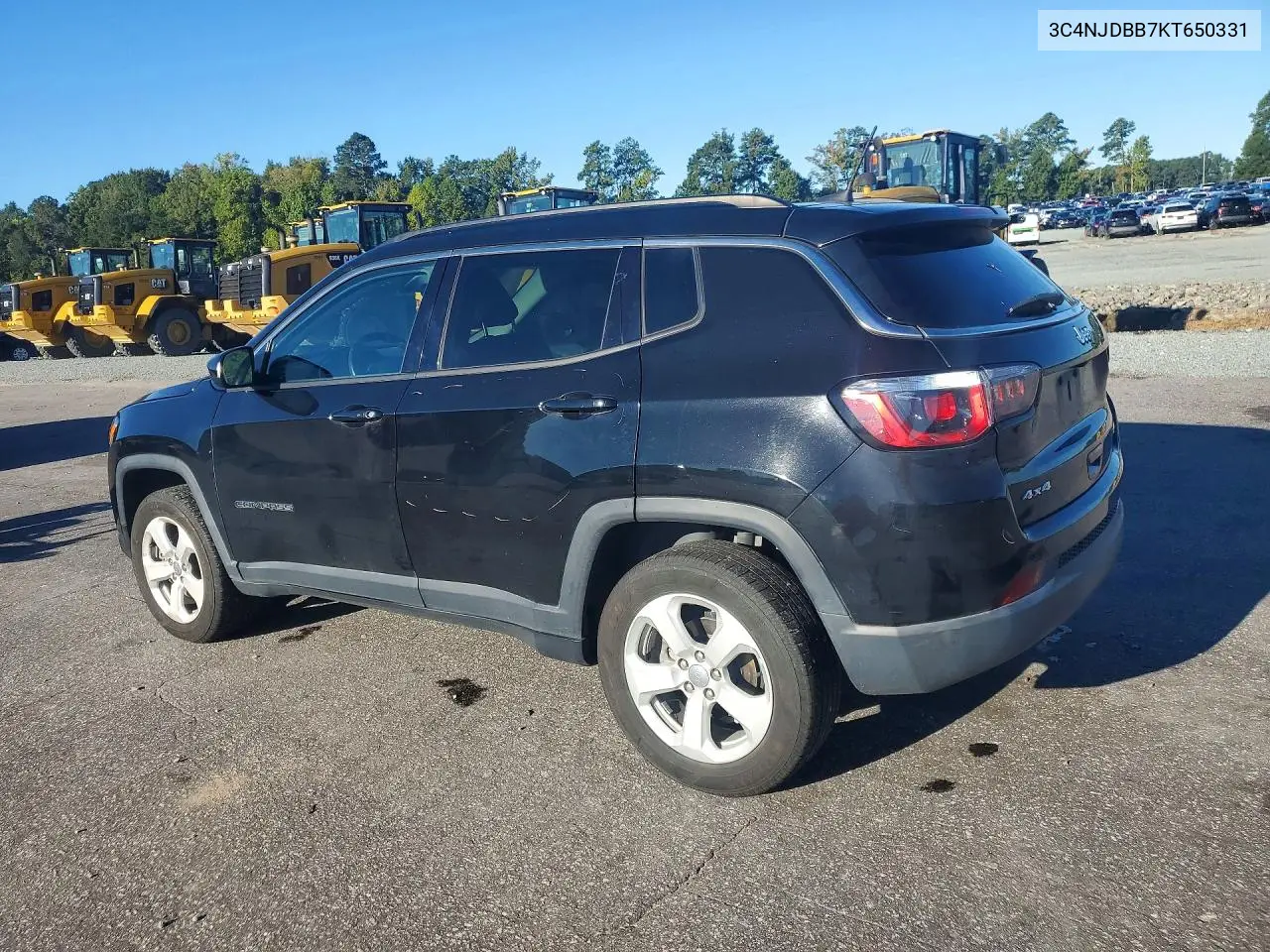 2019 JEEP COMPASS VIN 3C4NJDBB7KT650331 — фото 2