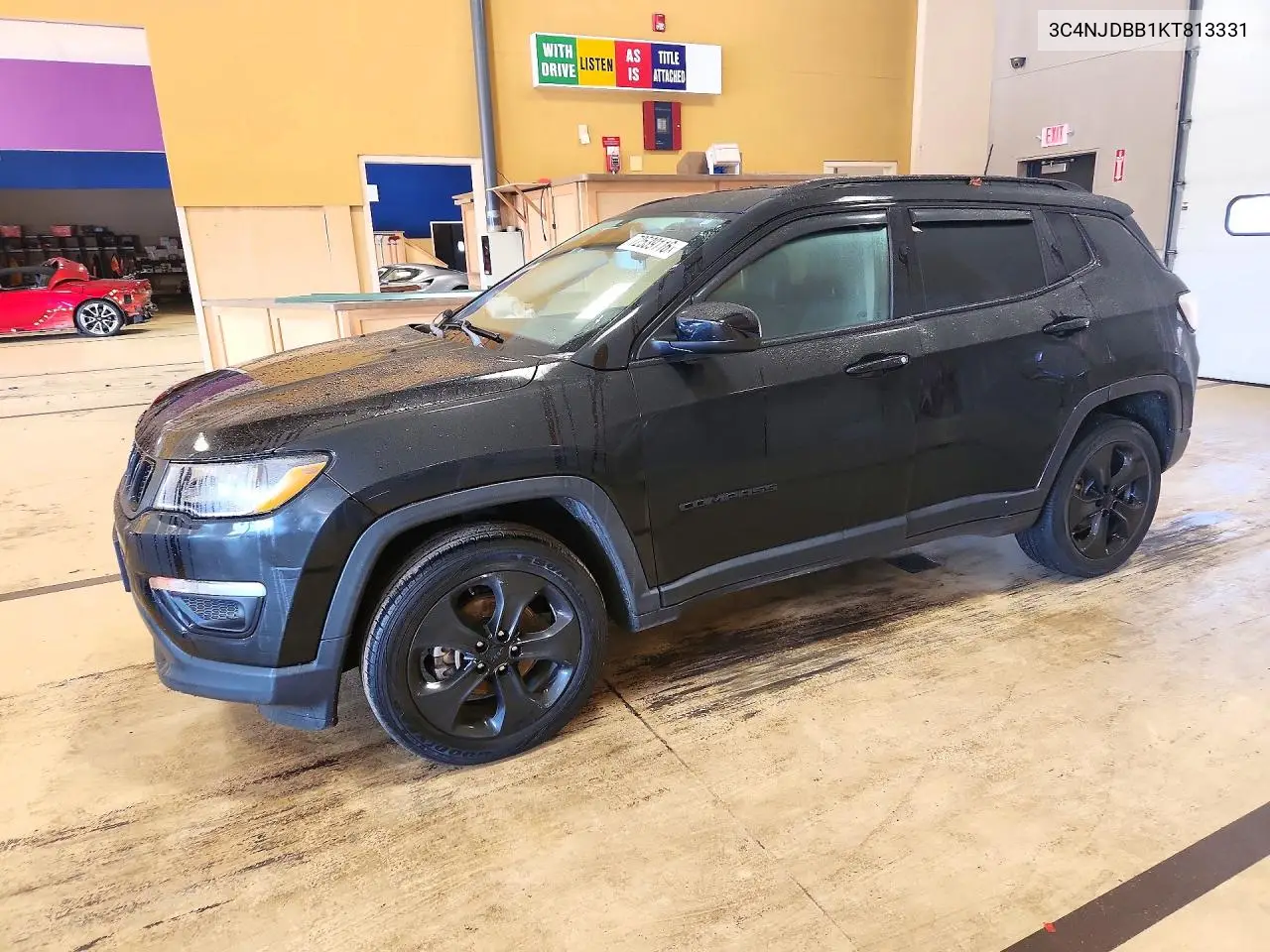 2019 JEEP COMPASS VIN 3C4NJDBB1KT813331 — фото 3